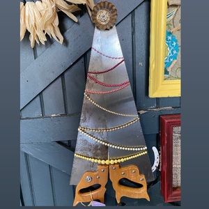 hand made christmas tree saws